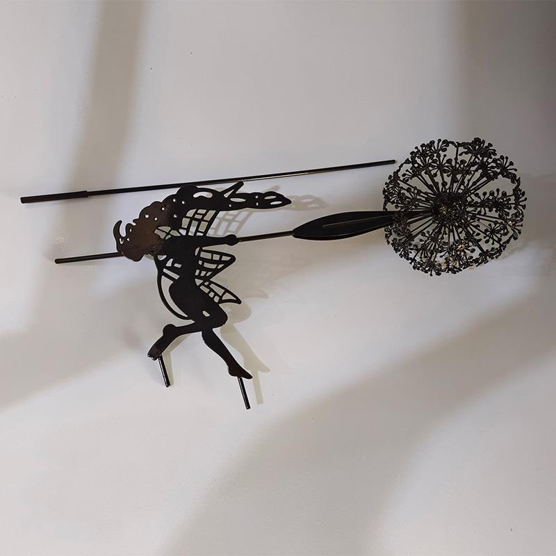 Fairies and Dandelions Dancing Together Sculpture for Outdoor Garden