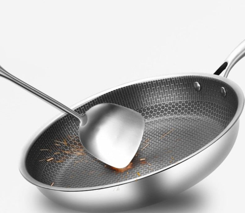 Non-Stick Pan with Honeycomb Design - For a Perfect Cooking Experience