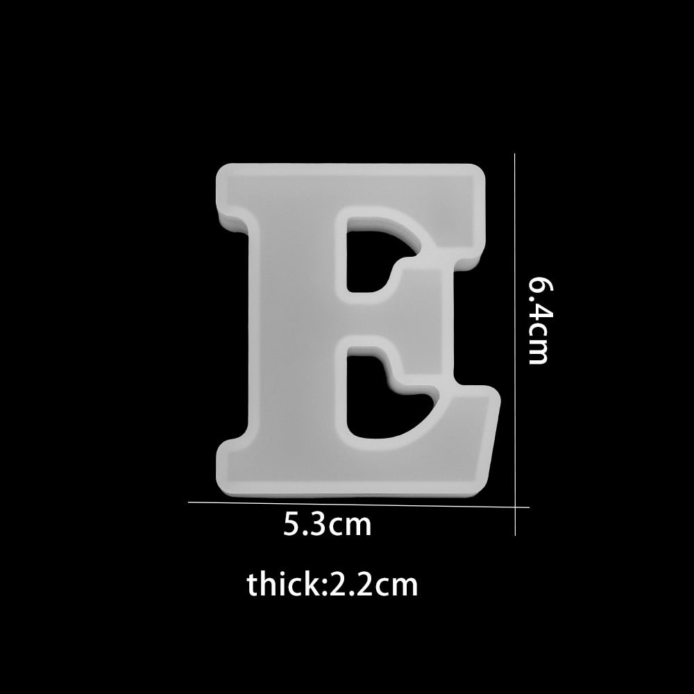 3D Silicone Mould for Casting Chocolate Letters – Baking Fun (Buy 1 Get 1 Free)