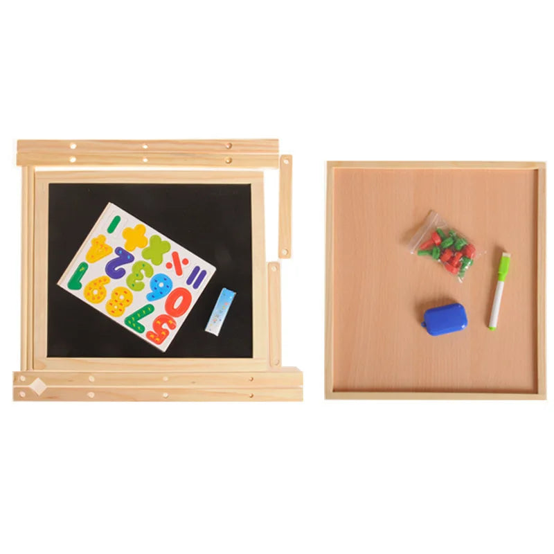 ArtMaster Double-Sided Art Easel - Educational Adventures for Little Artists