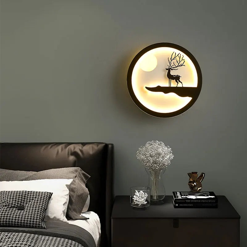 ScandiGlow Bed Wall Lamp - Minimalist Design and Warm Light