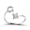 RegaliaEngrave Signature Ring | Elegant gold-plated adjustable memory jewelry
