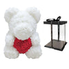 VivaBloom Romantic Rose Bear | Elegant handmade everlasting rose bear for love-filled moments