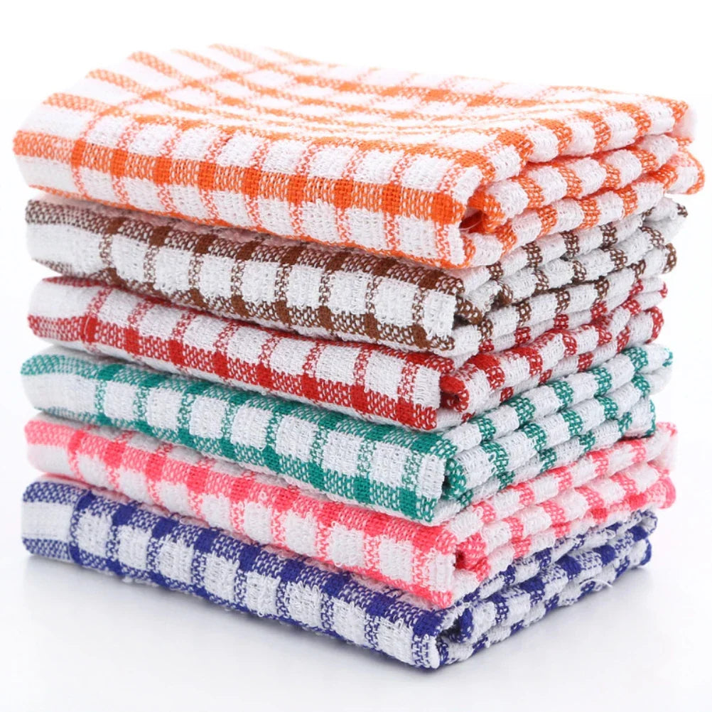 6 pieces of cotton kitchen tea towels