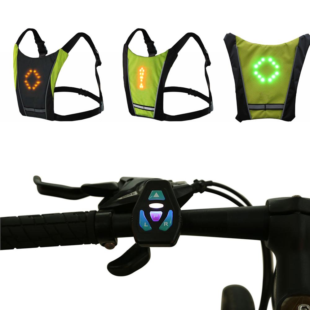 CycleBright Vest - Safe and Visible Cycling with Indicators