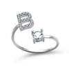 RegaliaEngrave Signature Ring | Elegant gold-plated adjustable memory jewelry