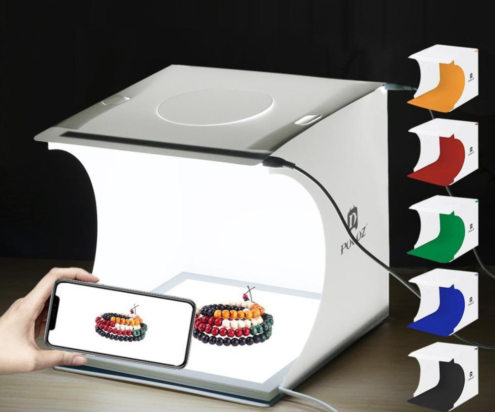 Portable Photography Studio with LED Lighting – LumiCube