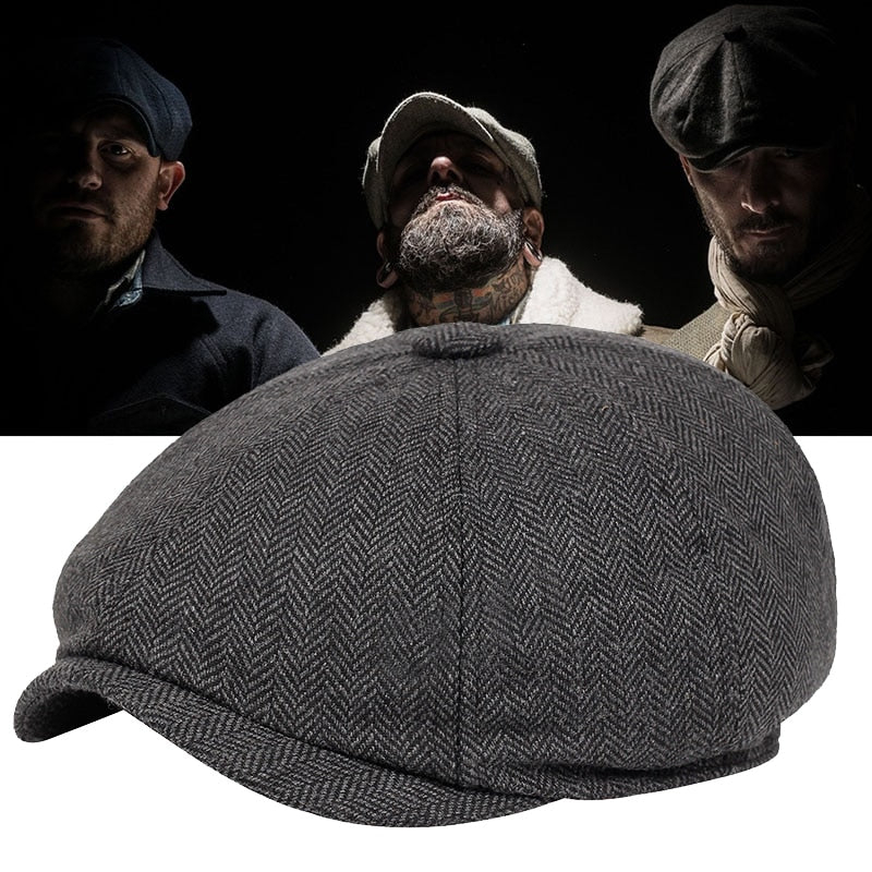 Classic Vintage-Style Newsboy Cap – Arthur