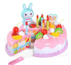 Plastic Cake Toy for Children for Counting, Cutting & Decorating