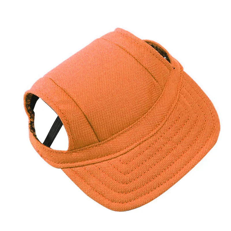 Stylish Round Brim Dog Cap - SunnyPaws