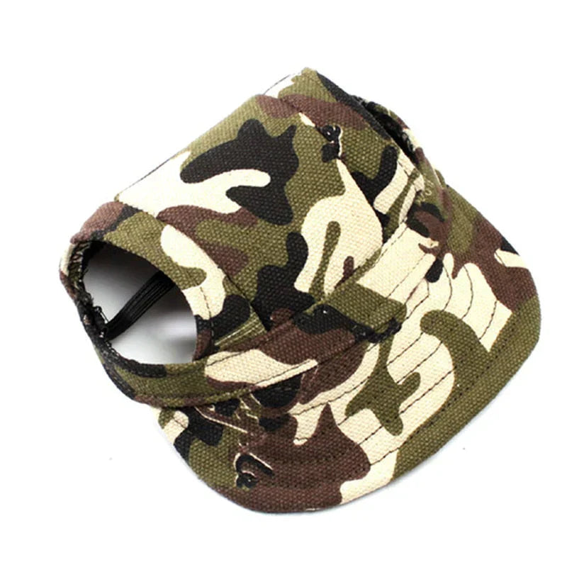 Stylish Round Brim Dog Cap - SunnyPaws