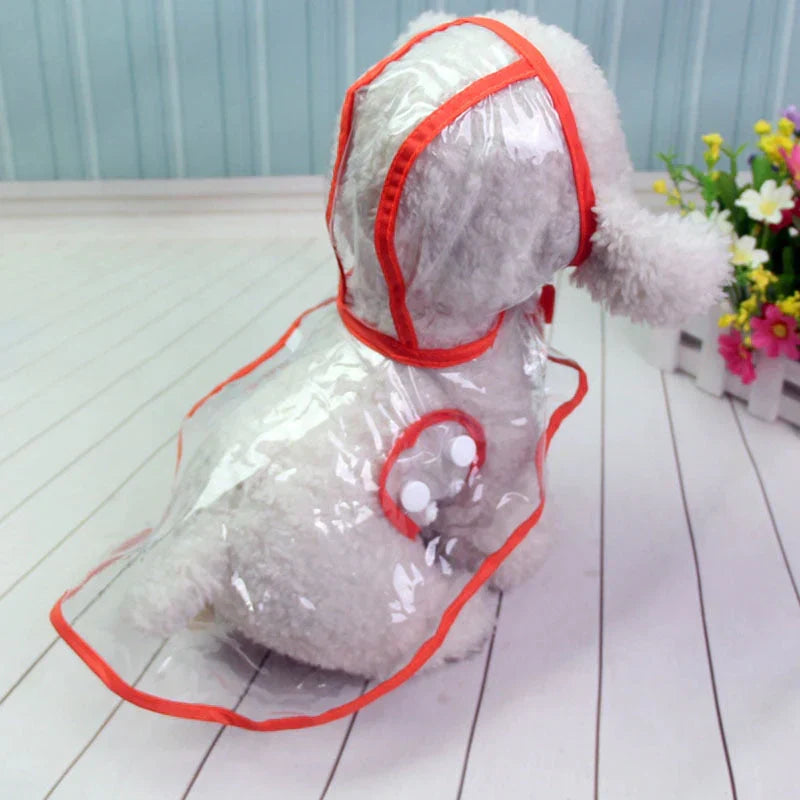 Transparent Waterproof Rain Jacket for Dogs - DryPaw