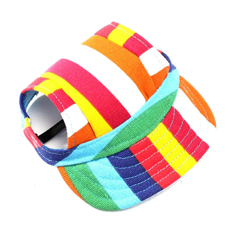 Stylish Round Brim Dog Cap - SunnyPaws