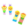 Sensory Rattle Set for Babies with Hand and Foot Play – WobbleFun (Buy 1, Get 1 Free)