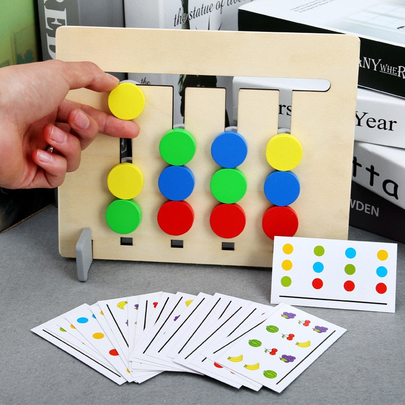 Colour Logic Game Board - Clever Challenge for Children