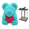 VivaBloom Romantic Rose Bear | Elegant handmade everlasting rose bear for love-filled moments