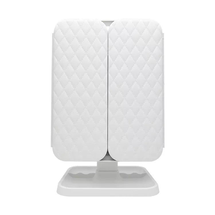 Lumière Make-up Mirror with LED Lighting – Adjustable Magnification and Stylish Storage