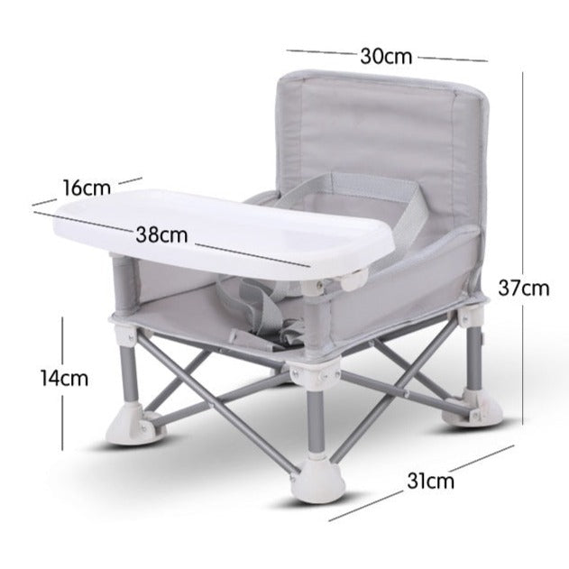 AdventureNest Child Seat | Durable, Portable Camping Chair with Safety Harness for Toddlers