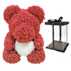 VivaBloom Romantic Rose Bear | Elegant handmade everlasting rose bear for love-filled moments