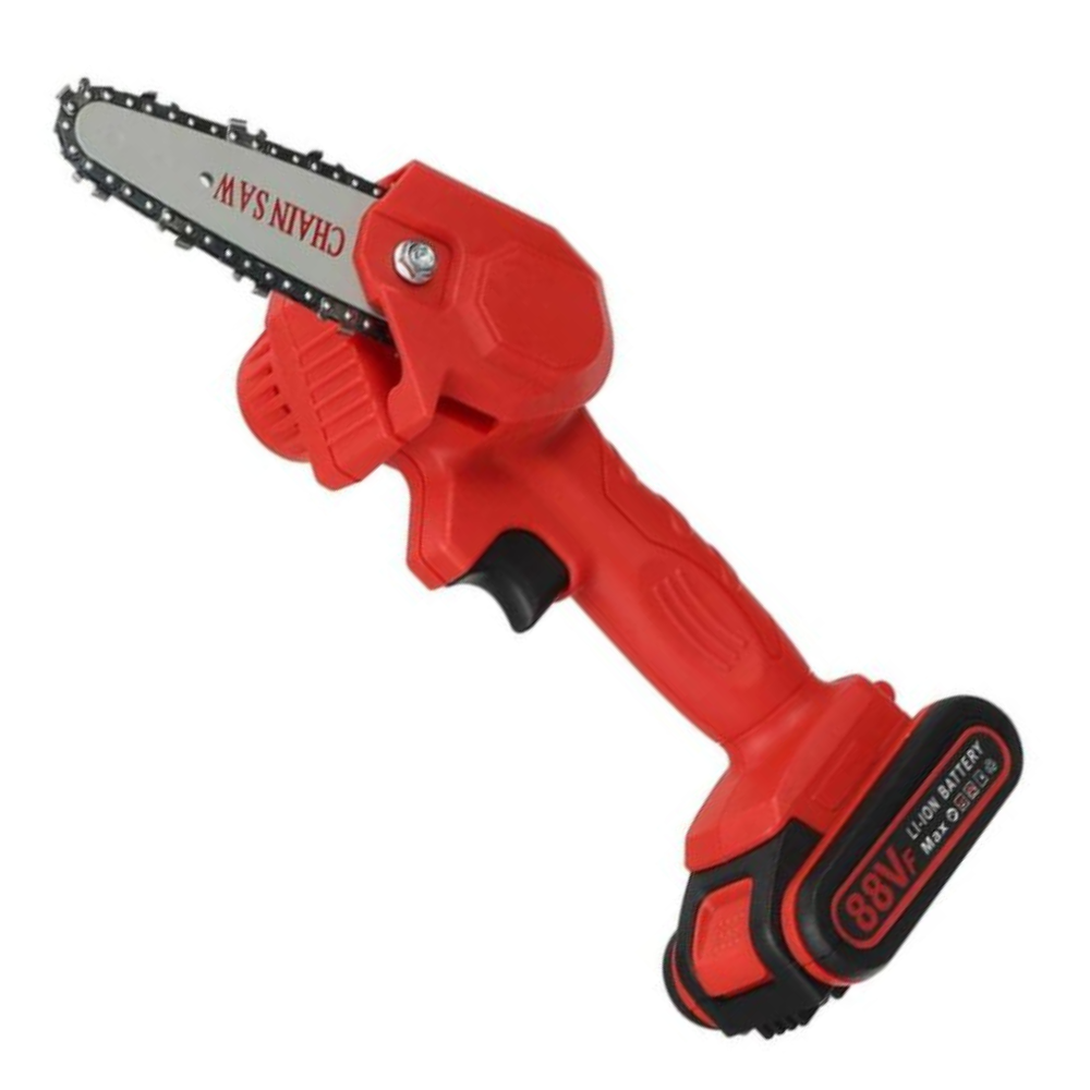 HandyPRO | Powerful Handheld Electric Chainsaw | Wireless Pruning | Includes 2 Batteries | Lightweight and Eco-Friendly | For Efficient Garden Maintenance