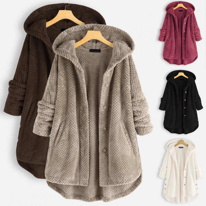 StyleCrest Premium Fleece Jacket | Reversible Hooded Coat with Flattering Fit and All-Season Comfort