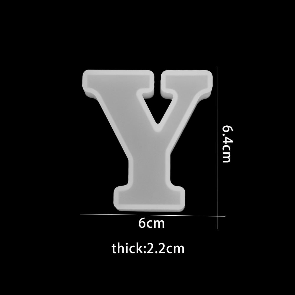 3D Silicone Mould for Casting Chocolate Letters – Baking Fun (Buy 1 Get 1 Free)
