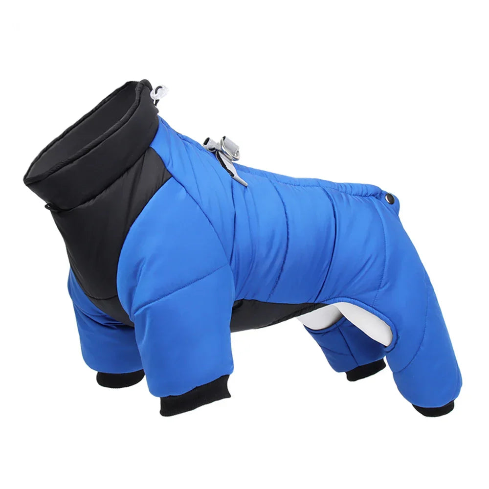 FurLuxe Waterproof Winter Coat with Harness - Dog Coat for Small and Medium-Sized Dogs
