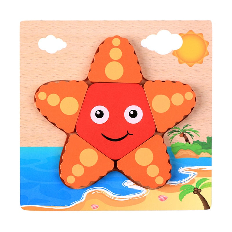 Montessori Wooden Learning Puzzle – ColourJoy (Buy 1 Get 1 Free)