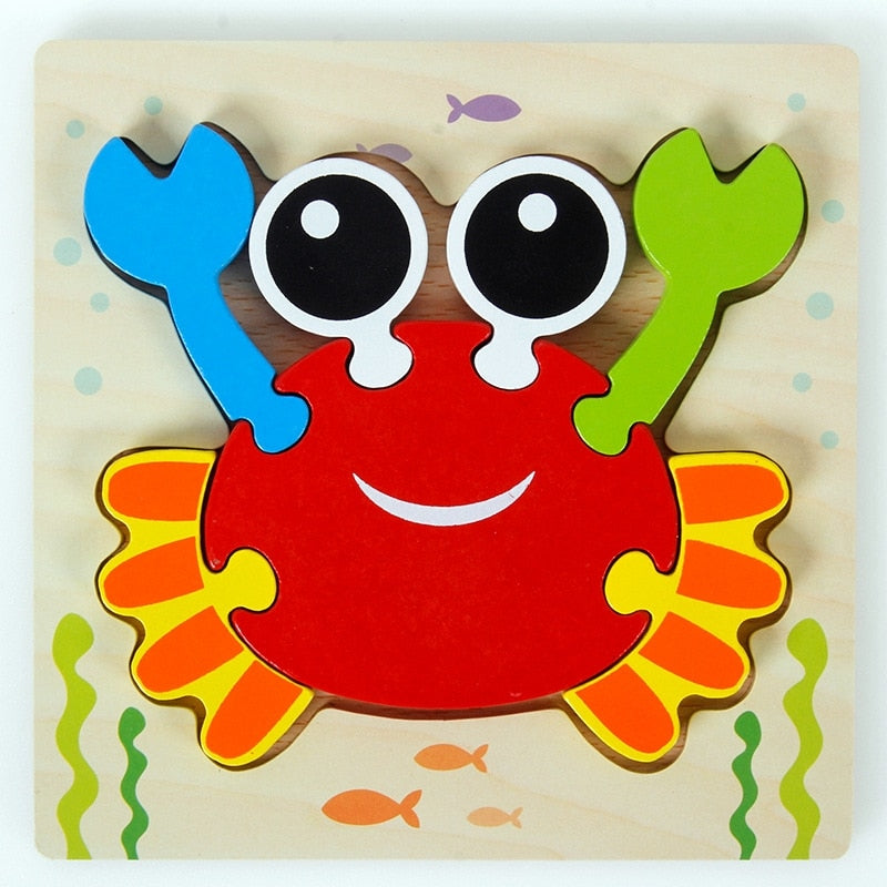 Montessori Wooden Learning Puzzle – ColourJoy (Buy 1 Get 1 Free)