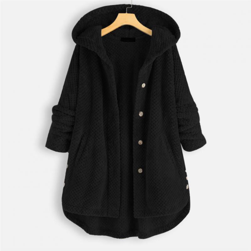 StyleCrest Premium Fleece Jacket | Reversible Hooded Coat with Flattering Fit and All-Season Comfort