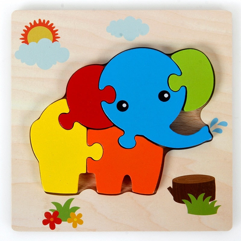 Montessori Wooden Learning Puzzle – ColourJoy (Buy 1 Get 1 Free)
