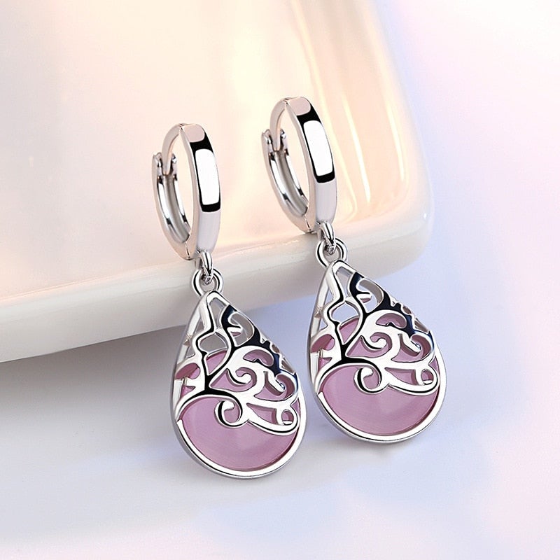 Tree of Life Earrings in Sterling Silver - Joy