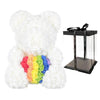 VivaBloom Romantic Rose Bear | Elegant handmade everlasting rose bear for love-filled moments