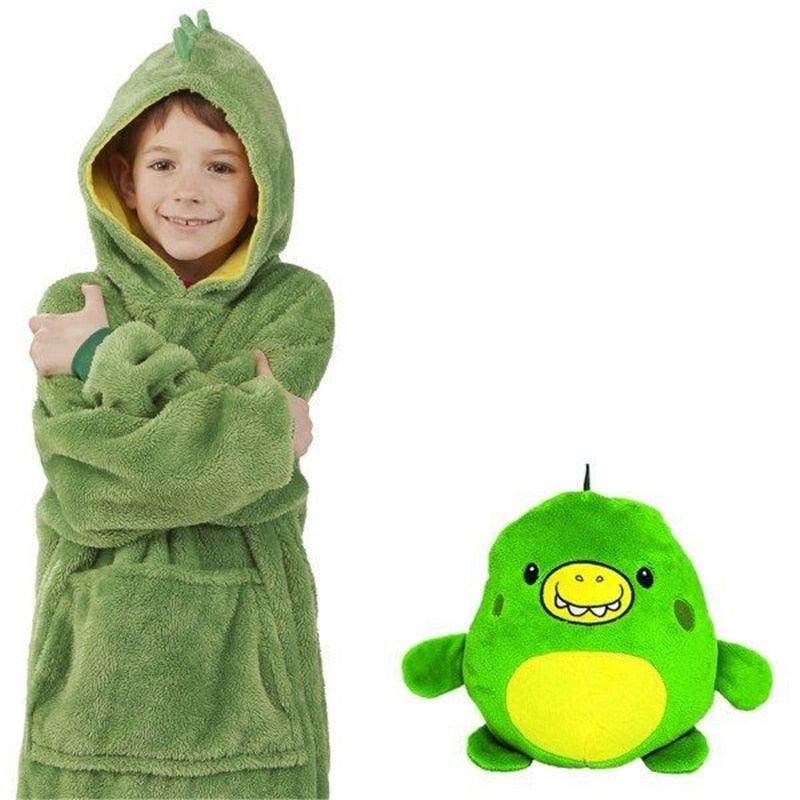Children's Hoodie with Plush Toy Function – Momo