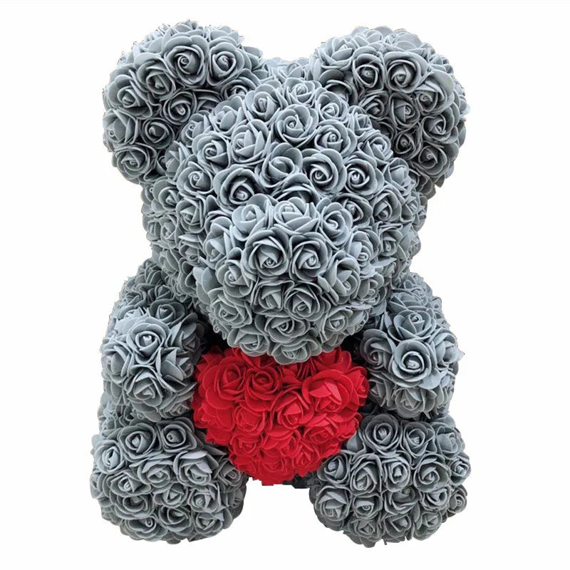 VivaBloom Romantic Rose Bear | Elegant handmade everlasting rose bear for love-filled moments