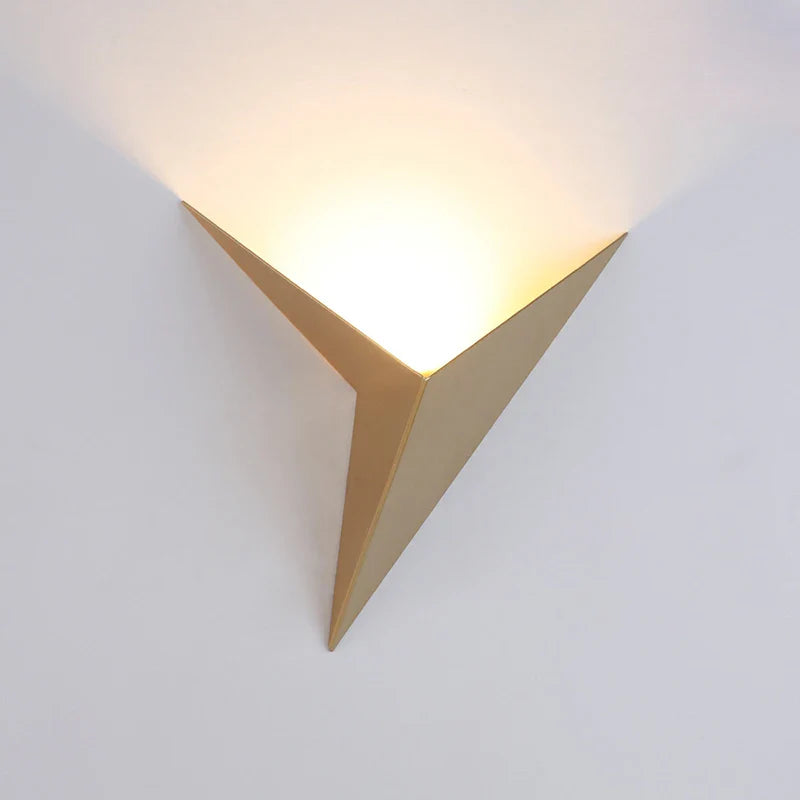 NoctiLux Geometric LED Sconce | Contemporary bedside lighting for modern homes