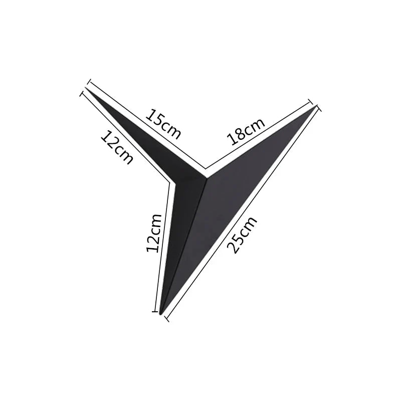 NoctiLux Geometric LED Sconce | Contemporary bedside lighting for modern homes