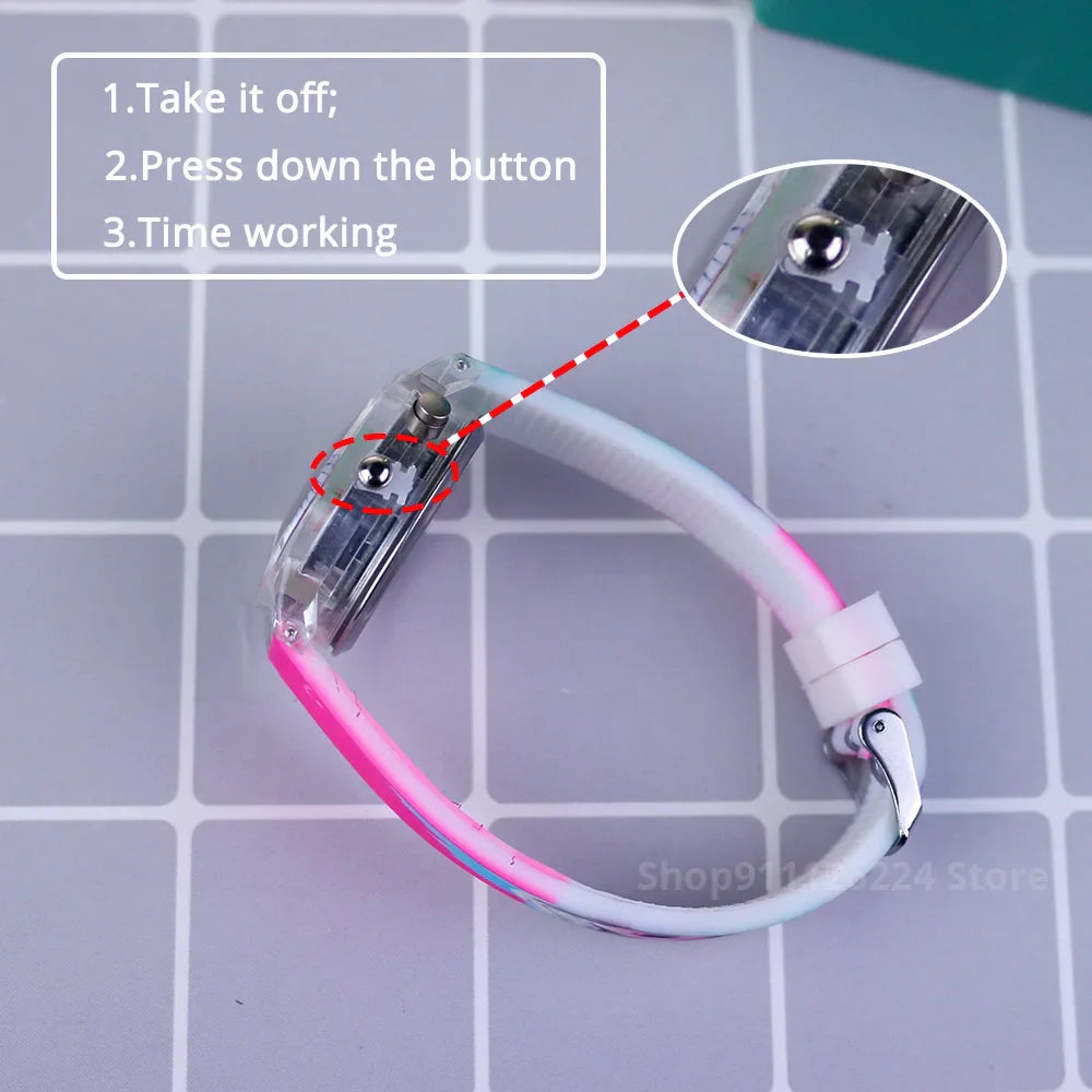 Glowing Children's Watch – Available in Spider-Man and Frozen Designs