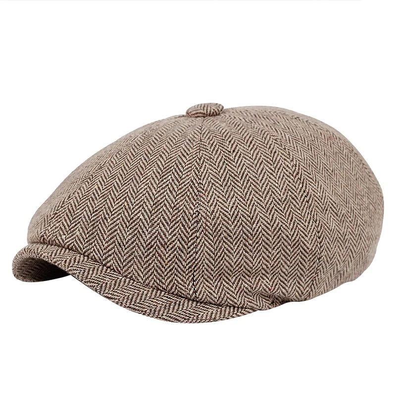 Classic Vintage-Style Newsboy Cap – Arthur