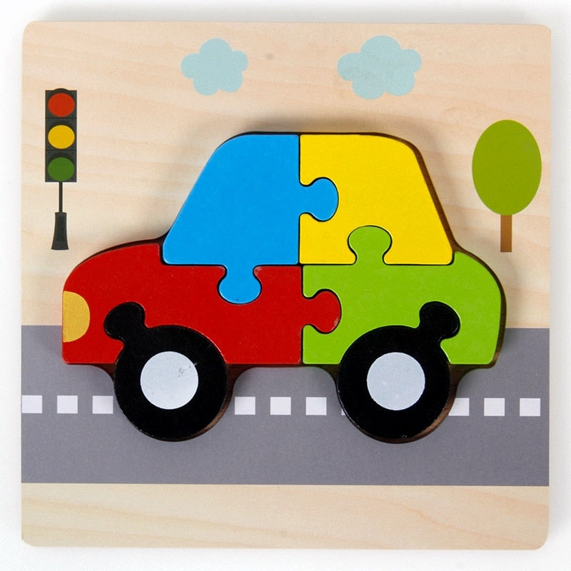 Montessori Wooden Learning Puzzle – ColourJoy (Buy 1 Get 1 Free)