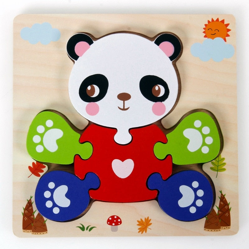 Montessori Wooden Learning Puzzle – ColourJoy (Buy 1 Get 1 Free)