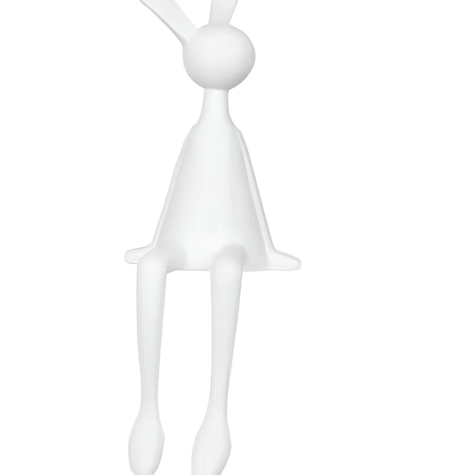 ResinLux Easter Bunny Figurine – Modern Elegance with Playful Character