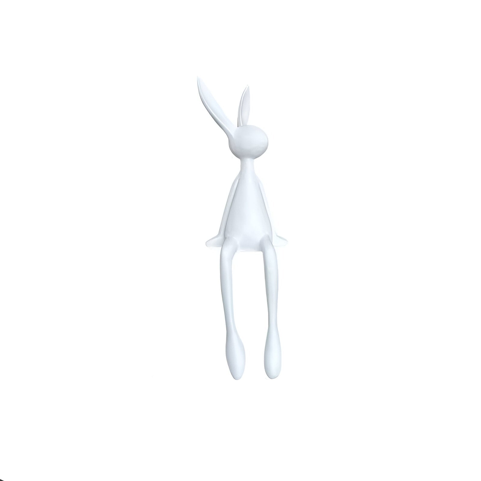 ResinLux Easter Bunny Figurine – Modern Elegance with Playful Character