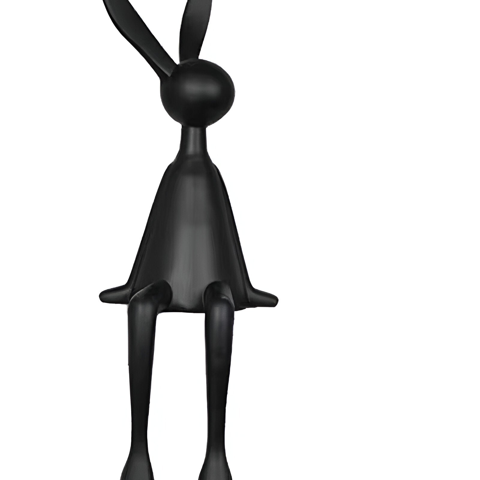 ResinLux Easter Bunny Figurine – Modern Elegance with Playful Character