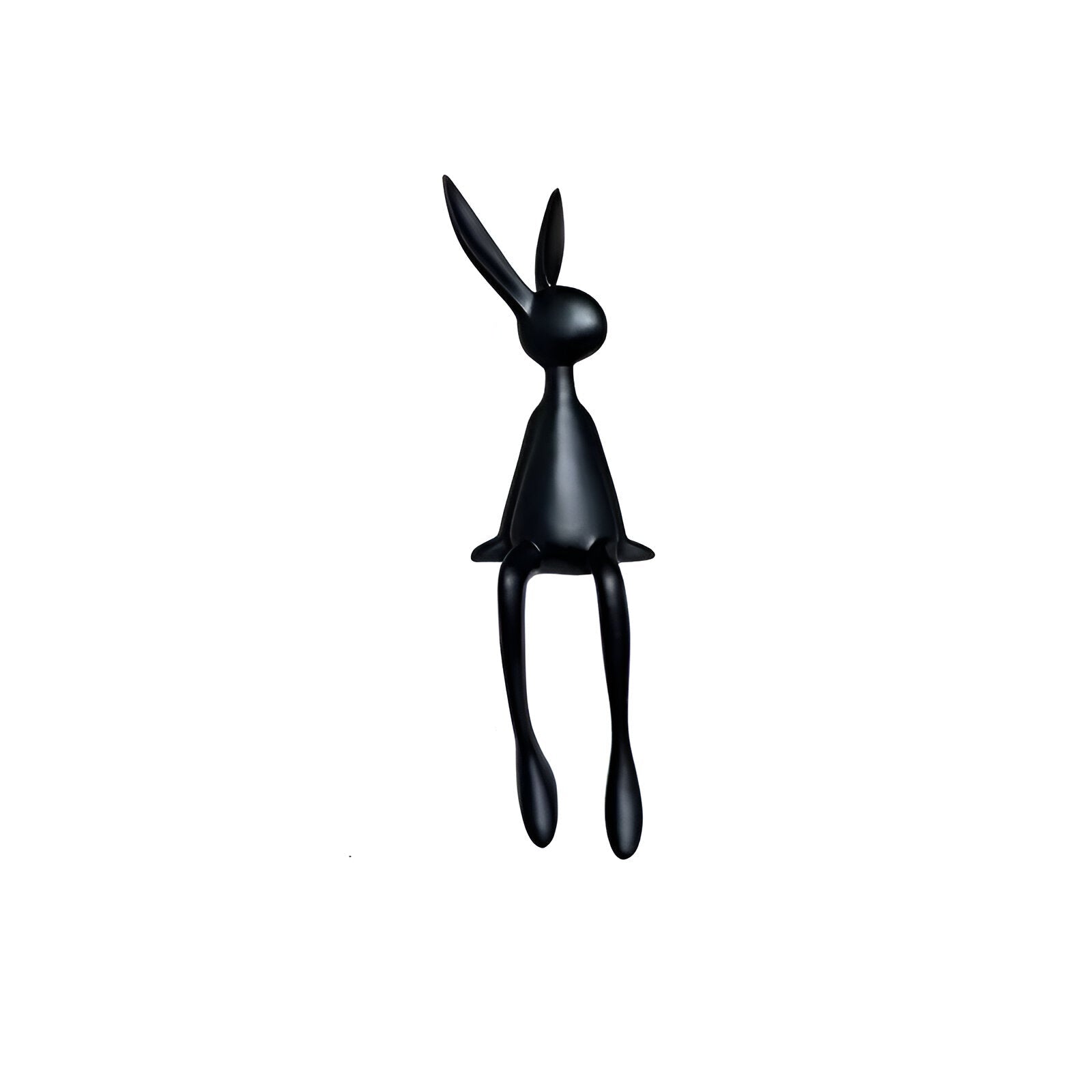 ResinLux Easter Bunny Figurine – Modern Elegance with Playful Character