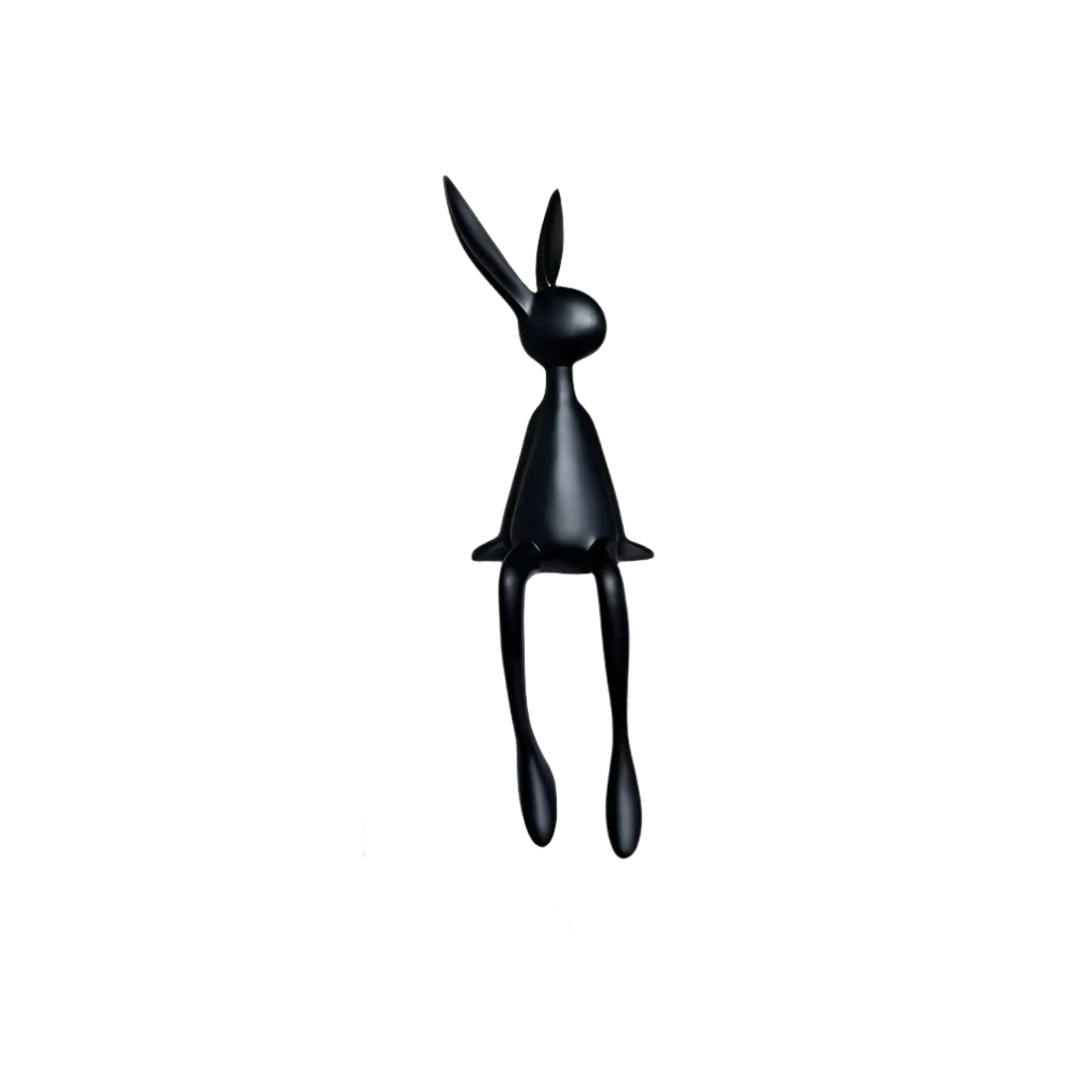 ResinLux Easter Bunny Figurine – Modern Elegance with Playful Character