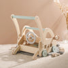 Wooden Walker with Montessori Play Parts and Mirrors