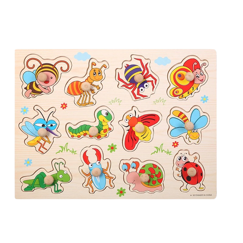 Wooden Puzzles - Educational Play Experience with Various Themes