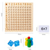 Wooden Multiplication Game for Children with Learning Cards – Maximo