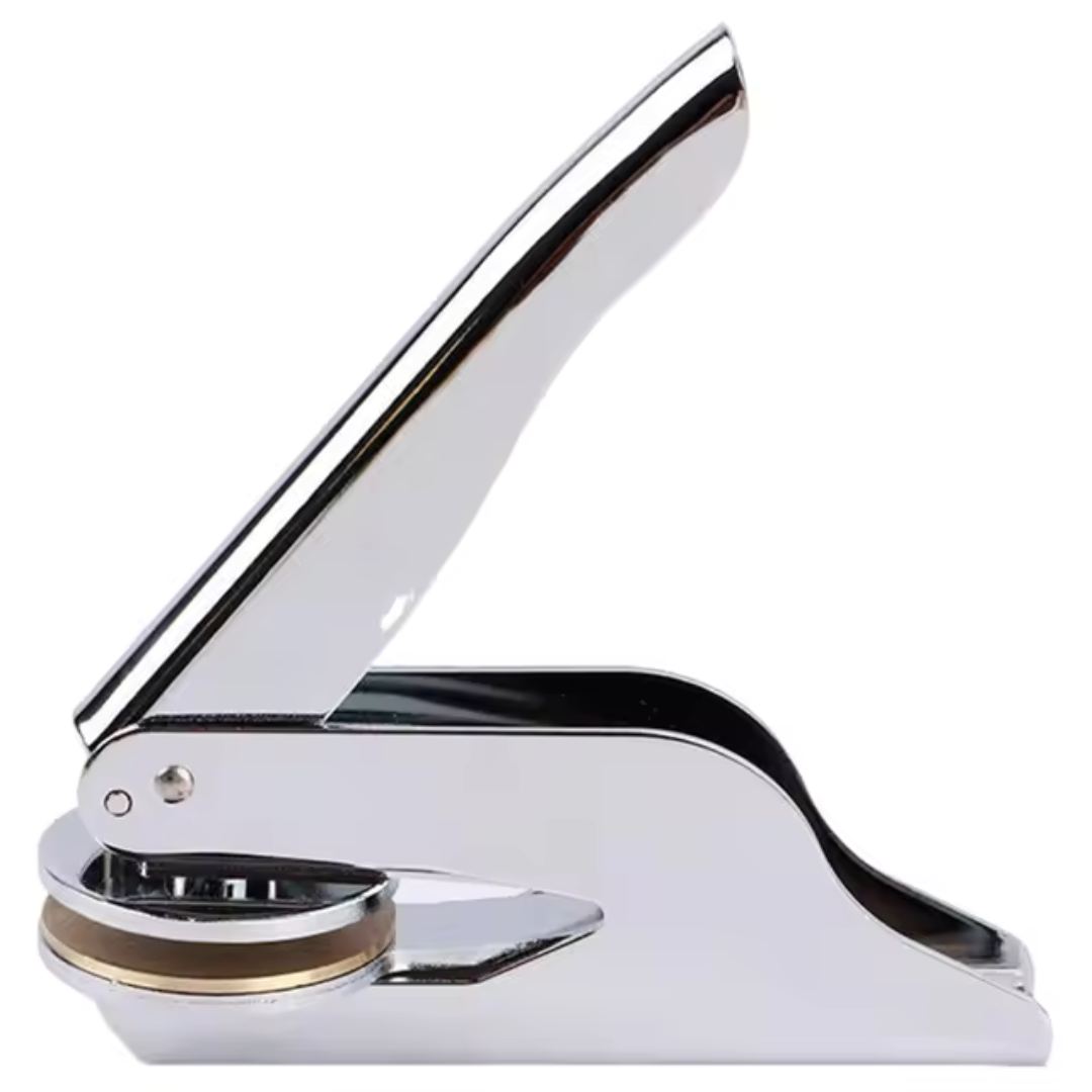 PrestigeSeal Embossing Tool | Luxury Book & Stationery Customization for Elegant Impressions